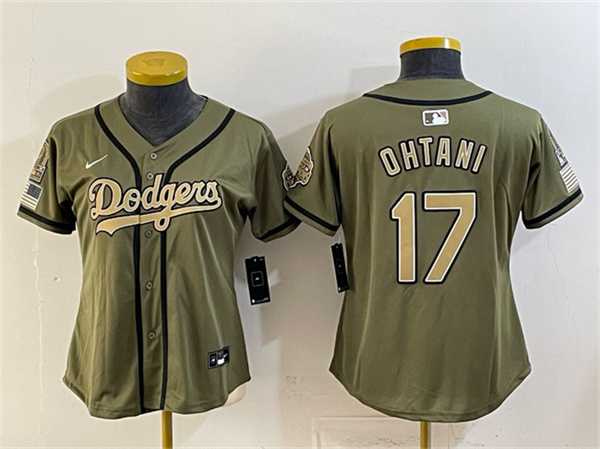 Women's Los Angeles Dodgers #17 Shohei Ohtani Olive 2026 Armed Forces Day Stitched Jersey(Run Small) Dzhi,We sell and wholesale Women's Los Angeles Dodgers #17 Shohei Ohtani Olive 2026 Armed Forces Day Stitched Jersey(Run Small) Dzhi on line form chian!