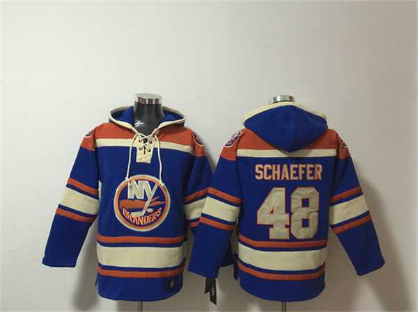 Men's New York Islanders #48 Matthew Schaefer Royal Ageless Must-Have Lace-Up Pullover Hoodie,We sell and wholesale Men's New York Islanders #48 Matthew Schaefer Royal Ageless Must-Have Lace-Up Pullover Hoodie on line form chian!