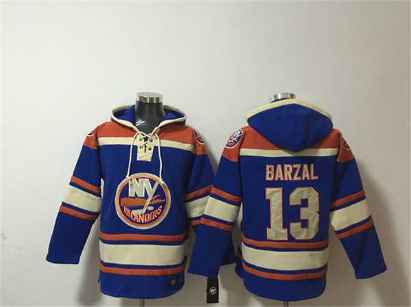 Men's New York Islanders #13 Mathew Barzal Royal Ageless Must-Have Lace-Up Pullover Hoodie,We sell and wholesale Men's New York Islanders #13 Mathew Barzal Royal Ageless Must-Have Lace-Up Pullover Hoodie on line form chian!