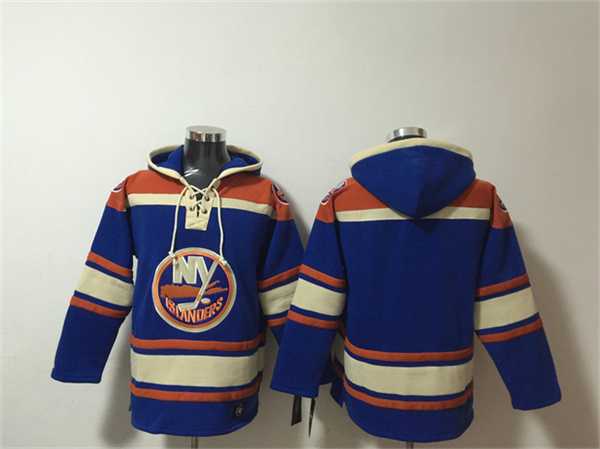 Men's New York Islanders Blank Royal Ageless Must-Have Lace-Up Pullover Hoodie,We sell and wholesale Men's New York Islanders Blank Royal Ageless Must-Have Lace-Up Pullover Hoodie on line form chian!