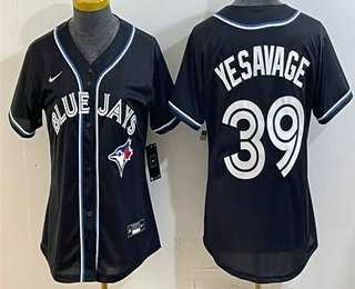 Women's Toronto Blue Jays #39 Trey Yesavage 2026 Black Fashion Cool Base Jersey,We sell and wholesale Women's Toronto Blue Jays #39 Trey Yesavage 2026 Black Fashion Cool Base Jersey on line form chian!