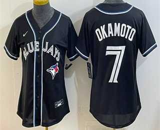 Youth Toronto Blue Jays #7 Kazuma Okamoto 2026 Black Fashion Cool Base Jersey,We sell and wholesale Youth Toronto Blue Jays #7 Kazuma Okamoto 2026 Black Fashion Cool Base Jersey on line form chian!