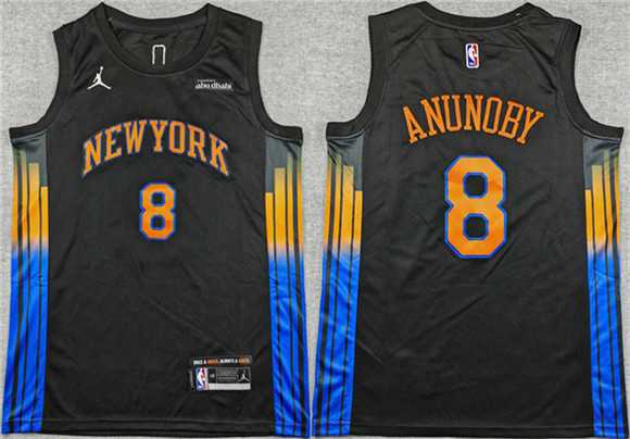 Men's New Yok Knicks #8 OG Anunoby Statement Edition Stitched Jersey,We sell and wholesale Men's New Yok Knicks #8 OG Anunoby Statement Edition Stitched Jersey on line form chian!