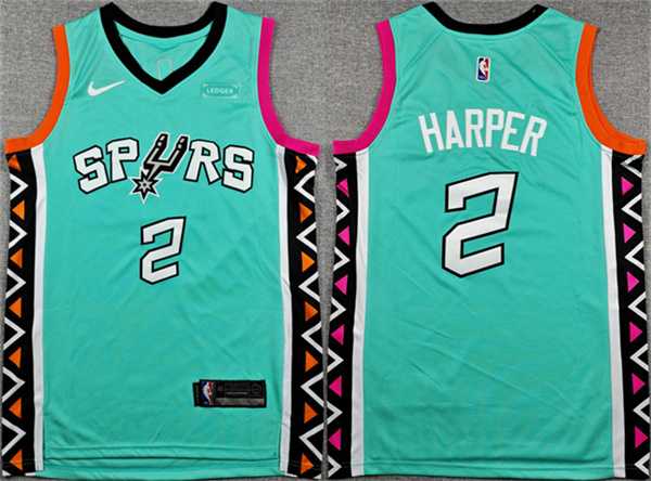 Men's San Antonio Spurs #2 Dylan Harper Teal City Edition Stitched Basketball Jersey,We sell and wholesale Men's San Antonio Spurs #2 Dylan Harper Teal City Edition Stitched Basketball Jersey on line form chian!
