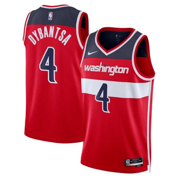 Men's Washington Wizards #4 AJ Dybantsa Nike Red 2026 NBA Draft Swingman Icon Edition Jersey Dzhi,We sell and wholesale Men's Washington Wizards #4 AJ Dybantsa Nike Red 2026 NBA Draft Swingman Icon Edition Jersey Dzhi on line form chian!