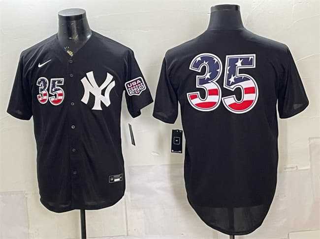 Men's New York Yankees #35 Cody Bellinger Black 2026 USA 250 Fourth of July Home Stadium Stitched Jersey Dzhi,We sell and wholesale Men's New York Yankees #35 Cody Bellinger Black 2026 USA 250 Fourth of July Home Stadium Stitched Jersey Dzhi on line form chian!