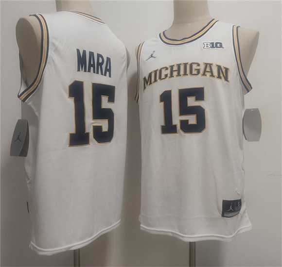 Men's Michigan Wolverines #15 Aday Mara White 2026 Vapor Limited Stitched Jersey,We sell and wholesale Men's Michigan Wolverines #15 Aday Mara White 2026 Vapor Limited Stitched Jersey on line form chian!