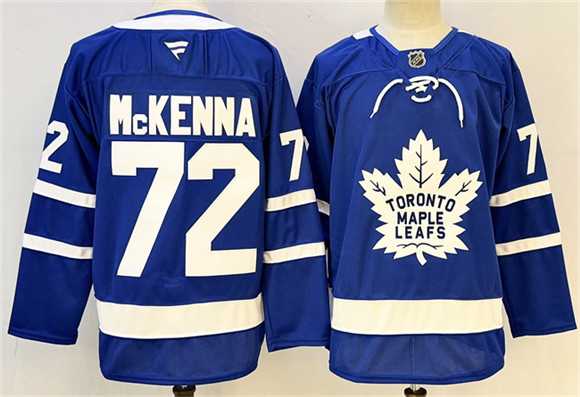 Men's Toronto Maple Leafs #72 Gavin McKenna Blue 2024-25 Stitched Hockey Jersey,We sell and wholesale Men's Toronto Maple Leafs #72 Gavin McKenna Blue 2024-25 Stitched Hockey Jersey on line form chian!