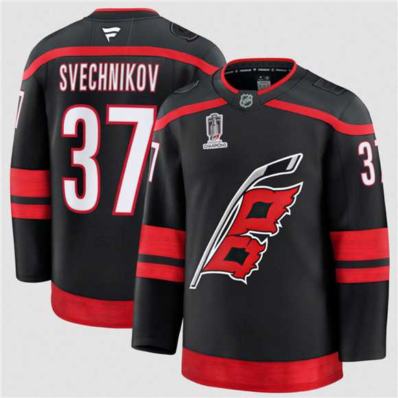 Men's Carolina Hurricanes #37 Andrei Svechnikov Black 2026 Stanley Cup Champions Home Stitched Jersey Dzhi,We sell and wholesale Men's Carolina Hurricanes #37 Andrei Svechnikov Black 2026 Stanley Cup Champions Home Stitched Jersey Dzhi on line form chian!