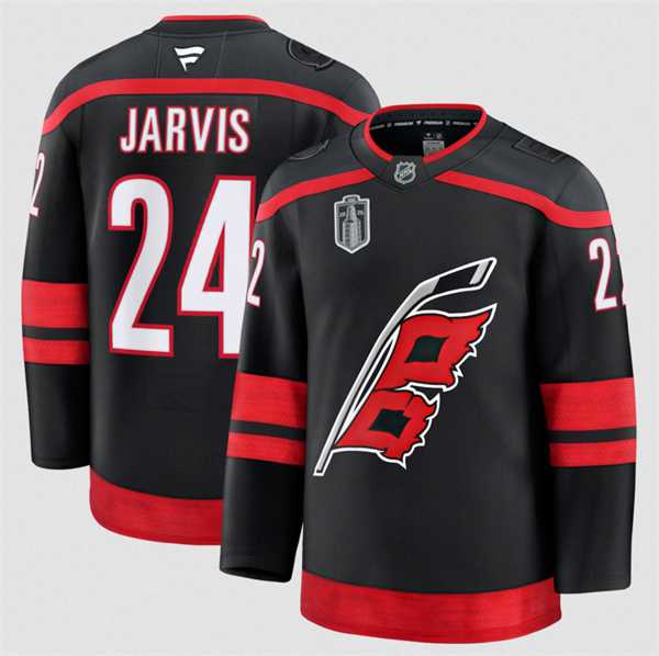 Men's Carolina Hurricanes #24 Seth Jarvis Black 2026 Stanley Cup Final Home Premium Stitched Jersey Dzhi,We sell and wholesale Men's Carolina Hurricanes #24 Seth Jarvis Black 2026 Stanley Cup Final Home Premium Stitched Jersey Dzhi on line form chian!