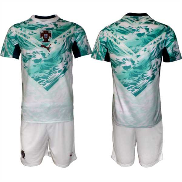 Men's Portugal Team Blank Green 2026 World Cup Away Soccer Jersey Suit,We sell and wholesale Men's Portugal Team Blank Green 2026 World Cup Away Soccer Jersey Suit on line form chian!