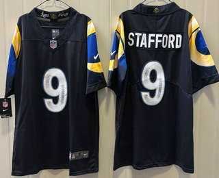 Men's Los Angeles Rams #9 Matthew Stafford Limited Navy Rivalries Vapor Jersey,We sell and wholesale Men's Los Angeles Rams #9 Matthew Stafford Limited Navy Rivalries Vapor Jersey on line form chian!