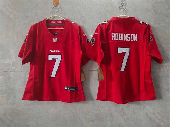Women's Atlanta Falcons #7 Bijan Robinson Red 2026 New F.U.S.E. Stitched Jersey(Run Small),We sell and wholesale Women's Atlanta Falcons #7 Bijan Robinson Red 2026 New F.U.S.E. Stitched Jersey(Run Small) on line form chian!