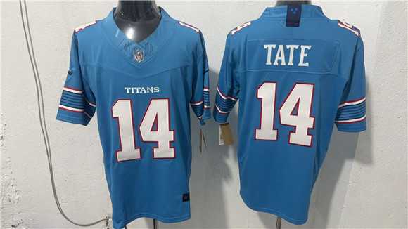 Men's Tennessee Titans #14 Carnell Tate Light Blue 2026 F.U.S.E. Vapor Limited Stitched Jersey,We sell and wholesale Men's Tennessee Titans #14 Carnell Tate Light Blue 2026 F.U.S.E. Vapor Limited Stitched Jersey on line form chian!