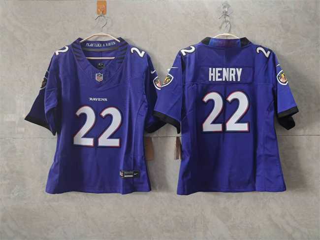 Women's Baltimore Ravens #22 Derrick Henry Black F.U.S.E. Vapor Jersey(Run Small),We sell and wholesale Women's Baltimore Ravens #22 Derrick Henry Black F.U.S.E. Vapor Jersey(Run Small) on line form chian!