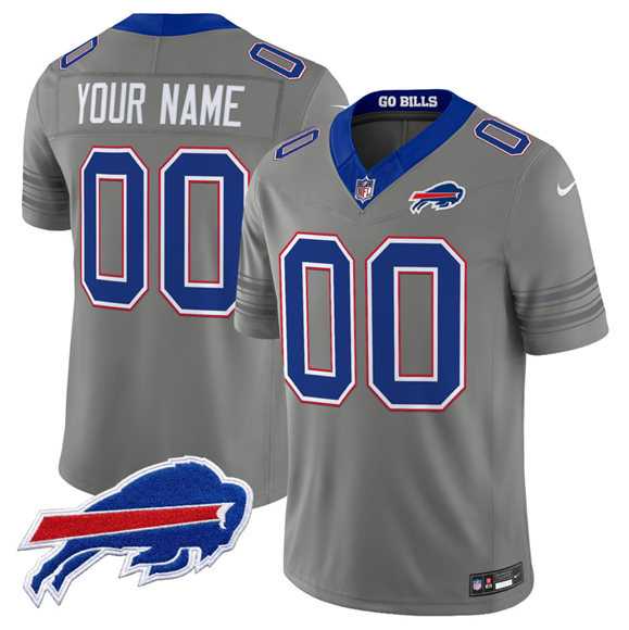 Men's Buffalo Bills Active Player Custom Gray F.U.S.E. 2026 Nickel City Vapor Stitched Jersey,We sell and wholesale Men's Buffalo Bills Active Player Custom Gray F.U.S.E. 2026 Nickel City Vapor Stitched Jersey on line form chian!