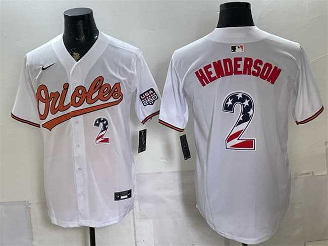 Men's Baltimore Orioles #2 Gunnar Henderson White USA 250 Fourth of July Home Stitched Jersey Dzhi,We sell and wholesale Men's Baltimore Orioles #2 Gunnar Henderson White USA 250 Fourth of July Home Stitched Jersey Dzhi on line form chian!