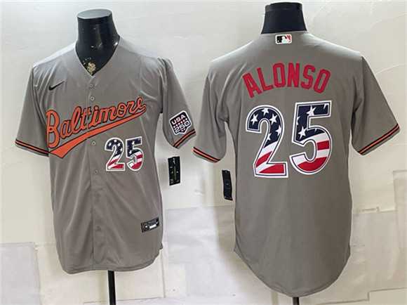 Men's Baltimore Orioles #25 Pete Alonso Gray USA 250 Fourth of July Home Stitched Jersey Dzhi,We sell and wholesale Men's Baltimore Orioles #25 Pete Alonso Gray USA 250 Fourth of July Home Stitched Jersey Dzhi on line form chian!