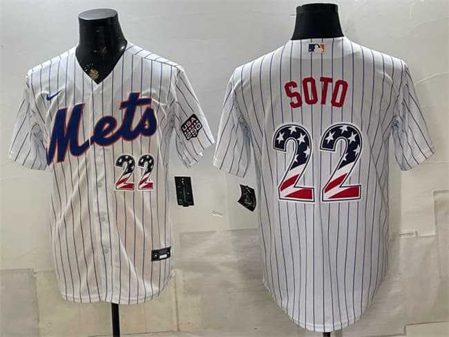 Men's New York Mets #22 Juan Soto White USA 250 Fourth of July Home Stitched Jersey Dzhi,We sell and wholesale Men's New York Mets #22 Juan Soto White USA 250 Fourth of July Home Stitched Jersey Dzhi on line form chian!