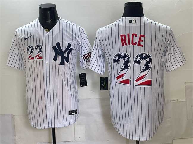 Men's New York Yankees #22 Ben Rice White USA 250 Fourth of July Home Stadium Stitched Jersey Dzhi,We sell and wholesale Men's New York Yankees #22 Ben Rice White USA 250 Fourth of July Home Stadium Stitched Jersey Dzhi on line form chian!