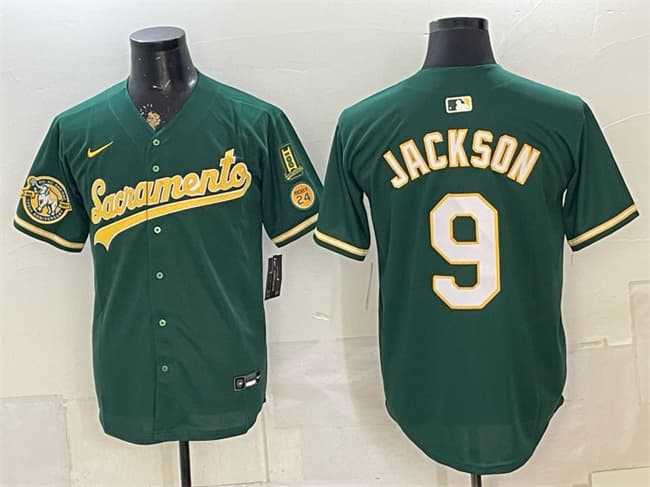 Men's Oakland Athletics #9 Reggie Jackson 2026 Green Alternate Sacramento Celebrating 125 Years Vapor Limited Stitched Jersey Dzhi,We sell and wholesale Men's Oakland Athletics #9 Reggie Jackson 2026 Green Alternate Sacramento Celebrating 125 Years Vapor Limited Stitched Jersey Dzhi on line form chian!