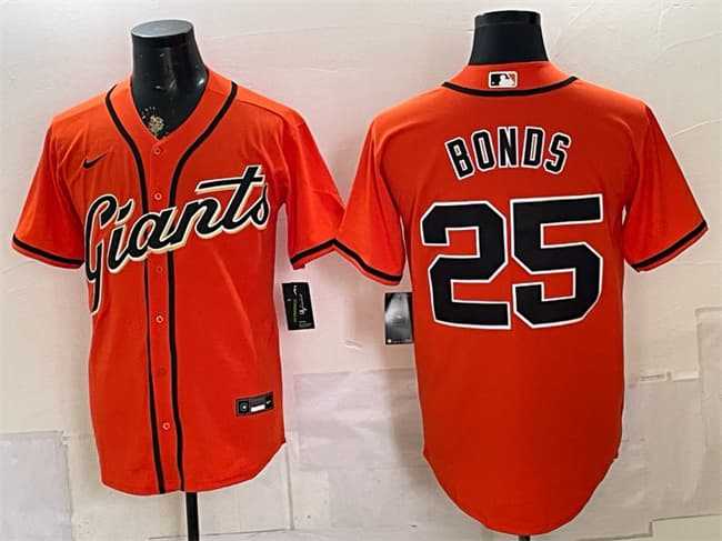 Men's San Francisco Giants #25 Barry Bonds Orange Cool Base Stitched Jersey,We sell and wholesale Men's San Francisco Giants #25 Barry Bonds Orange Cool Base Stitched Jersey on line form chian!