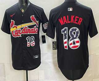 Men's St Louis Cardinals #18 Jordan Walker Black USA 250 Fourth of July Stitched Jersey Dzhi,We sell and wholesale Men's St Louis Cardinals #18 Jordan Walker Black USA 250 Fourth of July Stitched Jersey Dzhi on line form chian!