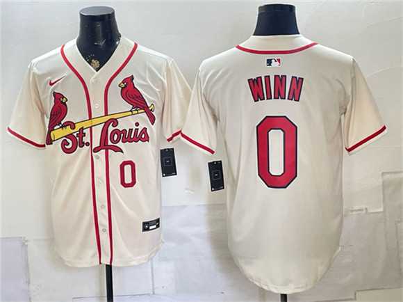 Men's St. Louis Cardinals #0 Masyn Winn Cream Limited Stitched Jersey,We sell and wholesale Men's St. Louis Cardinals #0 Masyn Winn Cream Limited Stitched Jersey on line form chian!