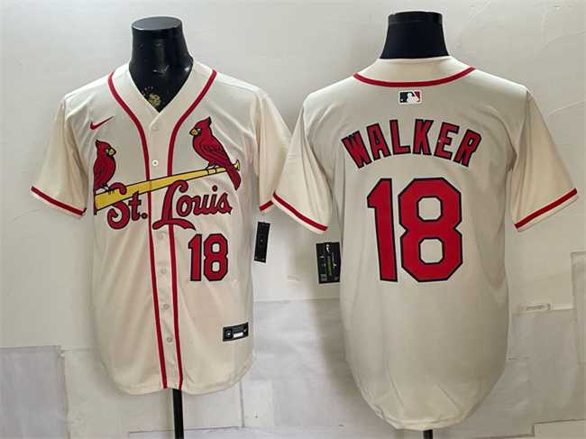 Men's St. Louis Cardinals #18 Jordan Walker Cream Limited Stitched Jersey,We sell and wholesale Men's St. Louis Cardinals #18 Jordan Walker Cream Limited Stitched Jersey on line form chian!