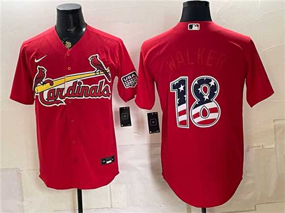 Men's St. Louis Cardinals #18 Jordan Walker Red USA 250 Fourth of July Stitched Jersey Dzhi,We sell and wholesale Men's St. Louis Cardinals #18 Jordan Walker Red USA 250 Fourth of July Stitched Jersey Dzhi on line form chian!