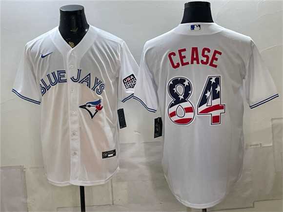 Men's Toronto Blue Jays #84 Dylan Cease White 2026 USA 250 Fourth of July Stitched Jersey Dzhi,We sell and wholesale Men's Toronto Blue Jays #84 Dylan Cease White 2026 USA 250 Fourth of July Stitched Jersey Dzhi on line form chian!