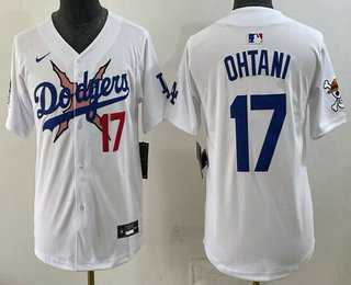 Youth Los Angeles Dodgers x One Piece #17 Shohei Ohtani White Vapor Premier Limited Stitched Jersey,We sell and wholesale Youth Los Angeles Dodgers x One Piece #17 Shohei Ohtani White Vapor Premier Limited Stitched Jersey on line form chian!