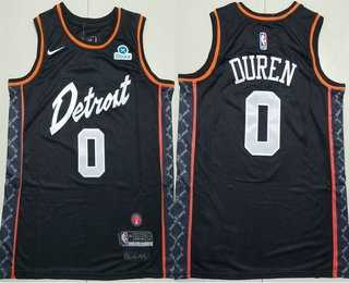 Men's Detroit Pistons #0 Jalen Duren Black 2024 City Icon Sponsor Swingman Jersey,We sell and wholesale Men's Detroit Pistons #0 Jalen Duren Black 2024 City Icon Sponsor Swingman Jersey on line form chian!
