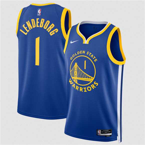 Men's Golden State Warriors #1 Yaxel Lendeborg Blue 2026 Draft Icon Edition Stitched Jersey Dzhi,We sell and wholesale Men's Golden State Warriors #1 Yaxel Lendeborg Blue 2026 Draft Icon Edition Stitched Jersey Dzhi on line form chian!