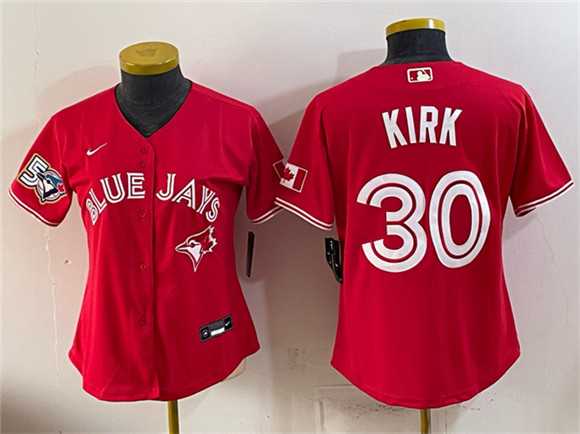 Youth Toronto Blue Jays #30 Alejandro Kirk Red 50 Seasons Patch Stitched Jersey,We sell and wholesale Youth Toronto Blue Jays #30 Alejandro Kirk Red 50 Seasons Patch Stitched Jersey on line form chian!