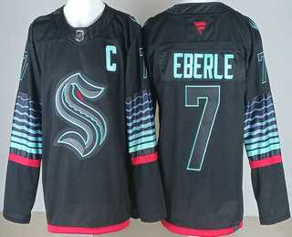 Men's Seattle Kraken #7 Jordan Eberle Black Alternate Stitched Jersey,We sell and wholesale Men's Seattle Kraken #7 Jordan Eberle Black Alternate Stitched Jersey on line form chian!