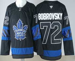 Men's Toronto Maple Leafs #72 Sergei Bobrovsky Black Alternate Stitched Jersey,We sell and wholesale Men's Toronto Maple Leafs #72 Sergei Bobrovsky Black Alternate Stitched Jersey on line form chian!