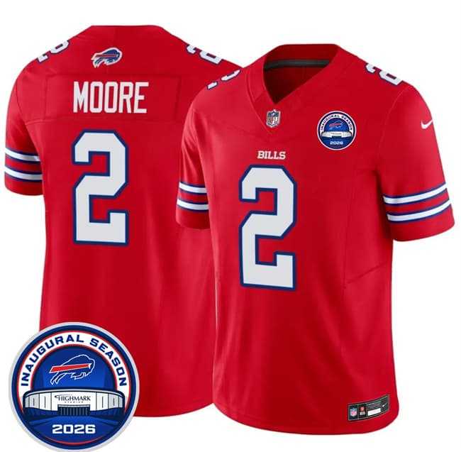 Men's Buffalo Bills #2 D.J. Moore Red F.U.S.E. 2026 Inaugural Season at Highmark Stadium Stitched Jersey Dzhi,We sell and wholesale Men's Buffalo Bills #2 D.J. Moore Red F.U.S.E. 2026 Inaugural Season at Highmark Stadium Stitched Jersey Dzhi on line form chian!
