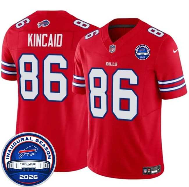 Men's Buffalo Bills #86 Dalton Kincaid Red F.U.S.E. 2026 Inaugural Season at Highmark Stadium Stitched Jersey Dzhi,We sell and wholesale Men's Buffalo Bills #86 Dalton Kincaid Red F.U.S.E. 2026 Inaugural Season at Highmark Stadium Stitched Jersey Dzhi on line form chian!
