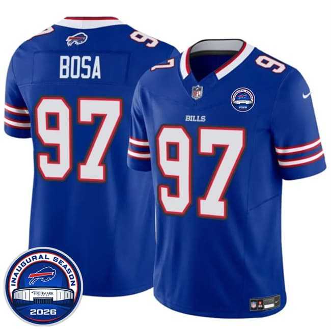 Men's Buffalo Bills #97 Joey Bosa Blue F.U.S.E. 2026 Inaugural Season at Highmark Stadium Stitched Jersey Dzhi,We sell and wholesale Men's Buffalo Bills #97 Joey Bosa Blue F.U.S.E. 2026 Inaugural Season at Highmark Stadium Stitched Jersey Dzhi on line form chian!