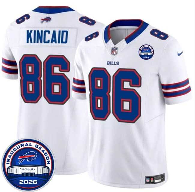 Men's Buffalo Bills #86 Dalton Kincaid White F.U.S.E. 2026 Inaugural Season at Highmark Stadium Stitched Jersey Dzhi,We sell and wholesale Men's Buffalo Bills #86 Dalton Kincaid White F.U.S.E. 2026 Inaugural Season at Highmark Stadium Stitched Jersey Dzhi on line form chian!