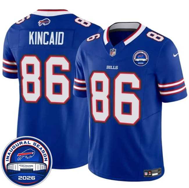 Men's Buffalo Bills #86 Dalton Kincaid Blue F.U.S.E. 2026 Inaugural Season at Highmark Stadium Stitched Jersey Dzhi,We sell and wholesale Men's Buffalo Bills #86 Dalton Kincaid Blue F.U.S.E. 2026 Inaugural Season at Highmark Stadium Stitched Jersey Dzhi on line form chian!