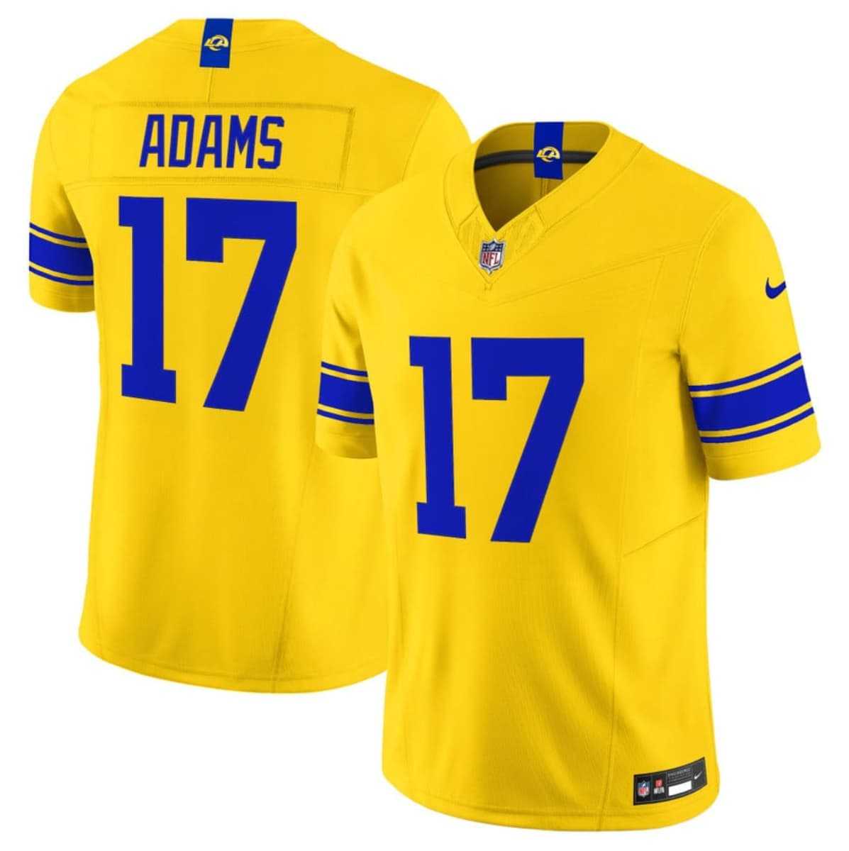 Men's Los Angeles Rams #17 Davante Adams Yellow 2026 F.U.S.E. Vapor Limited Stitched Jersey Dzhi,We sell and wholesale Men's Los Angeles Rams #17 Davante Adams Yellow 2026 F.U.S.E. Vapor Limited Stitched Jersey Dzhi on line form chian!
