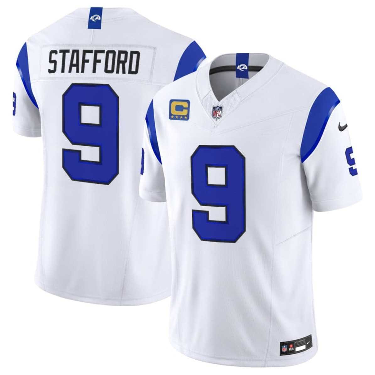 Men's Los Angeles Rams #9 Matthew Stafford White 2026 F.U.S.E. With 4- Star C Patch Vapor Limited Stitched Jersey Dzhi,We sell and wholesale Men's Los Angeles Rams #9 Matthew Stafford White 2026 F.U.S.E. With 4- Star C Patch Vapor Limited Stitched Jersey Dzhi on line form chian!