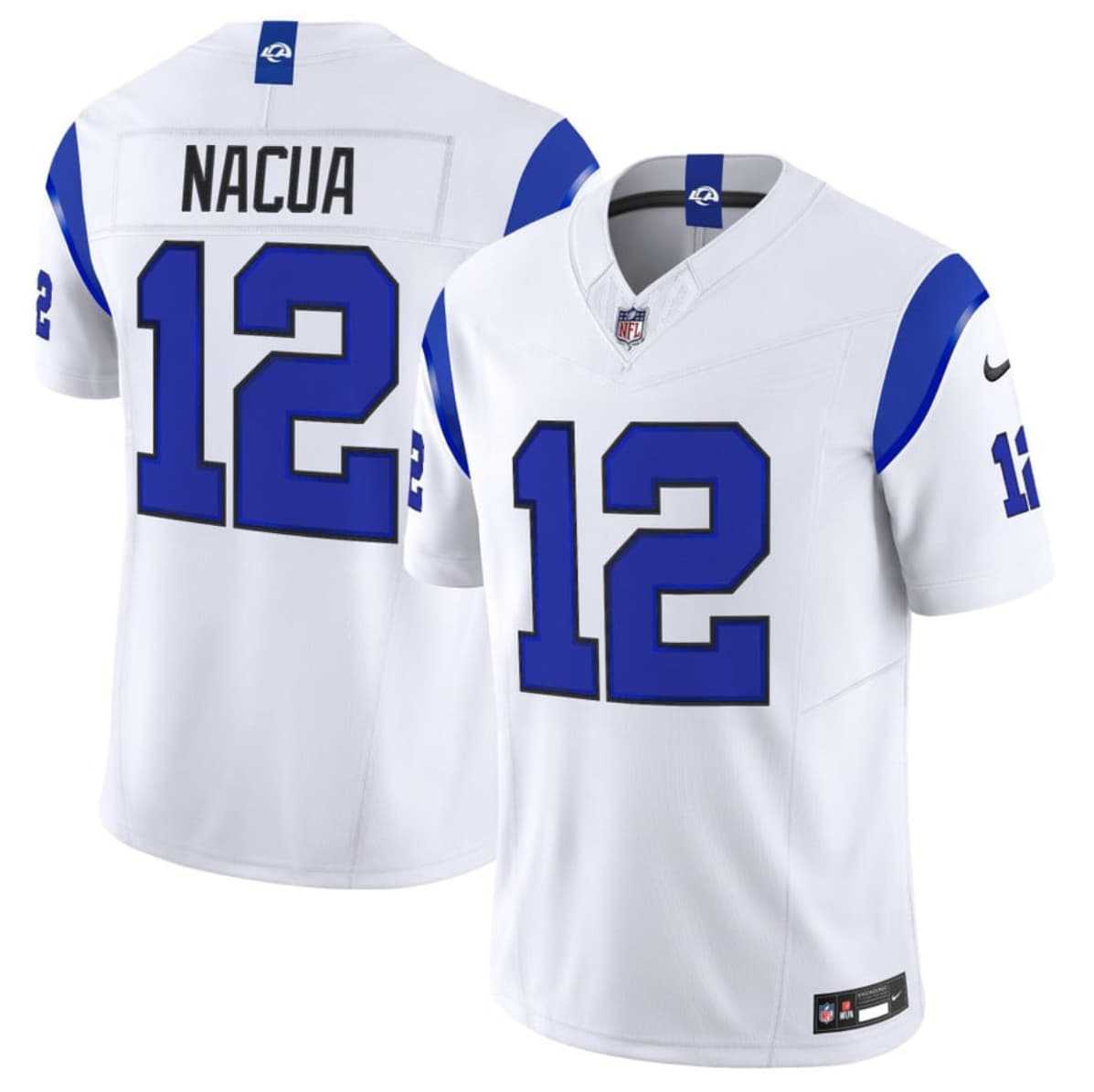 Men's Los Angeles Rams #12 Puka Nacua White 2026 F.U.S.E. Vapor Limited Stitched Jersey Dzhi,We sell and wholesale Men's Los Angeles Rams #12 Puka Nacua White 2026 F.U.S.E. Vapor Limited Stitched Jersey Dzhi on line form chian!