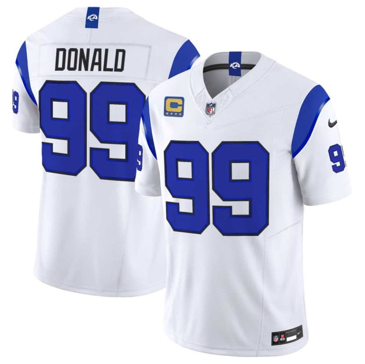 Men's Los Angeles Rams #99 Aaron Donald White 2026 F.U.S.E. With 4- Star C Patch Vapor Limited Stitched Jersey Dzhi,We sell and wholesale Men's Los Angeles Rams #99 Aaron Donald White 2026 F.U.S.E. With 4- Star C Patch Vapor Limited Stitched Jersey Dzhi on line form chian!