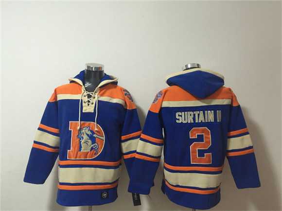 Men's Denver Broncos #2 Pat Surtain II Orange Ageless Must-Have Lace-Up Pullover Hoodie,We sell and wholesale Men's Denver Broncos #2 Pat Surtain II Orange Ageless Must-Have Lace-Up Pullover Hoodie on line form chian!