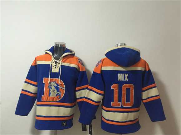 Men's Denver Broncos #10 Bo Nix Orange Ageless Must-Have Lace-Up Pullover Hoodie,We sell and wholesale Men's Denver Broncos #10 Bo Nix Orange Ageless Must-Have Lace-Up Pullover Hoodie on line form chian!