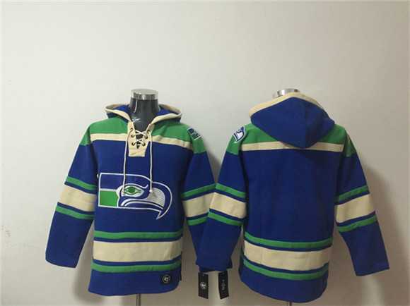 Men's Seattle Seahawks Blank Royal Ageless Must-Have Lace-Up Pullover Hoodie,We sell and wholesale Men's Seattle Seahawks Blank Royal Ageless Must-Have Lace-Up Pullover Hoodie on line form chian!