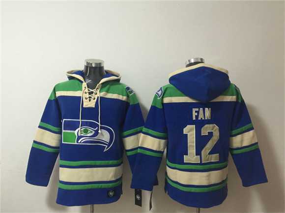 Men's Seattle Seahawks #12 Fan Royal Ageless Must-Have Lace-Up Pullover Hoodie,We sell and wholesale Men's Seattle Seahawks #12 Fan Royal Ageless Must-Have Lace-Up Pullover Hoodie on line form chian!